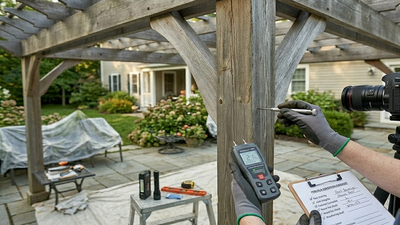 Pergola inspection Georgetown TX